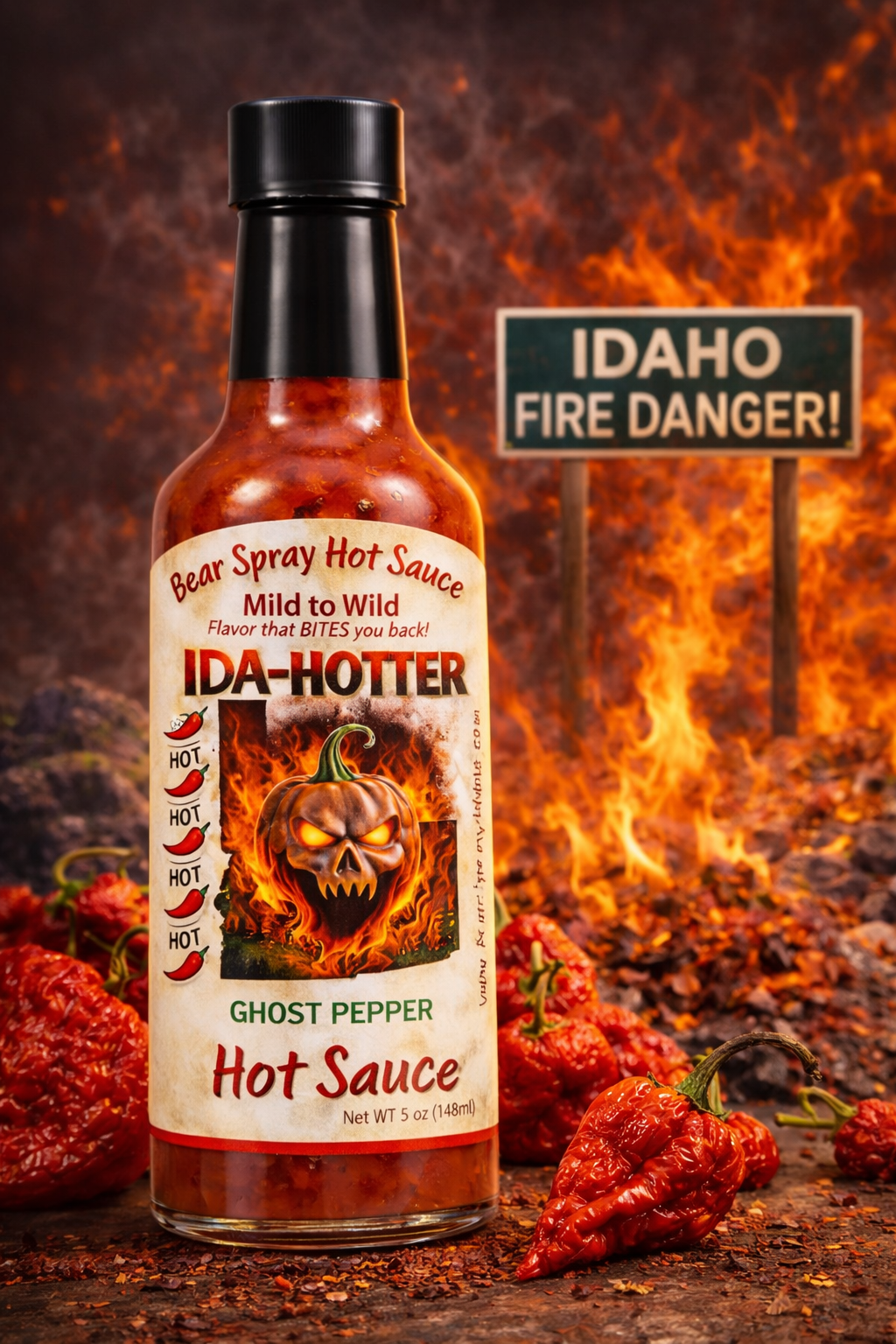 Ida-Hotter Hot Sauce