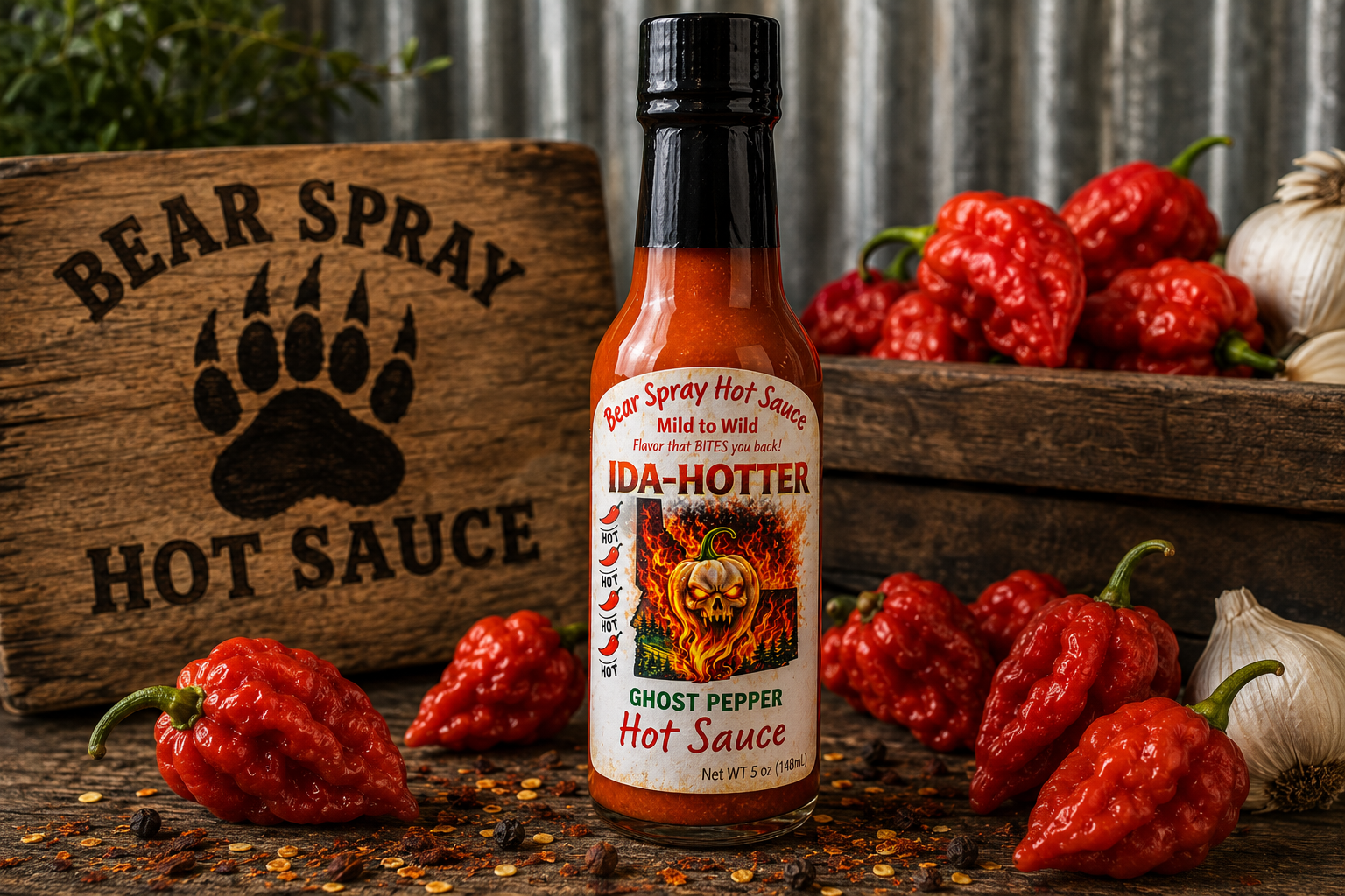 Ida-Hotter Hot Sauce
